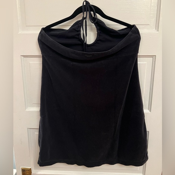 Black Terry cloth dress - Picture 3 of 5